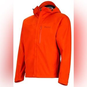 Marmot Gore-Tex Men's Minimalist Rain Wind Jacket with Hood Zip Pockets 30380 M